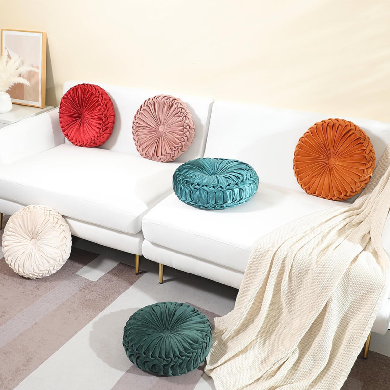 Rosdorf Park Lanajah Round Pillow Cover & Insert & Reviews
